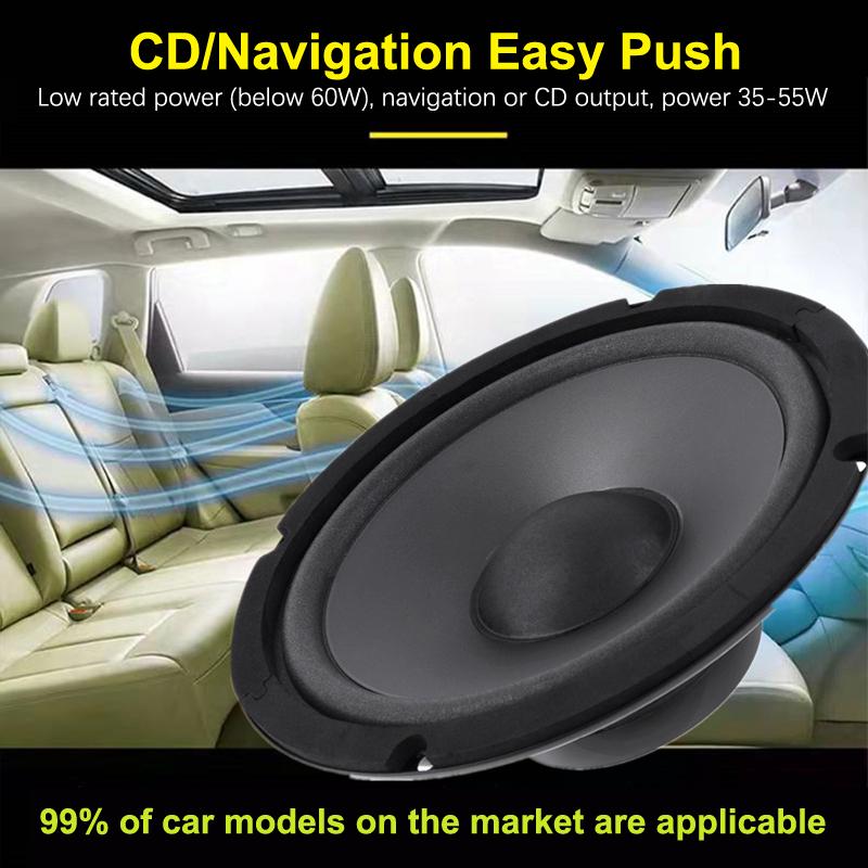 Yh-600 6 collu skaļrunis Automašīnas stereo audio koaksiālais skaļrunis Audio 600W Automašīnas audio piederumi Pilna frekvence