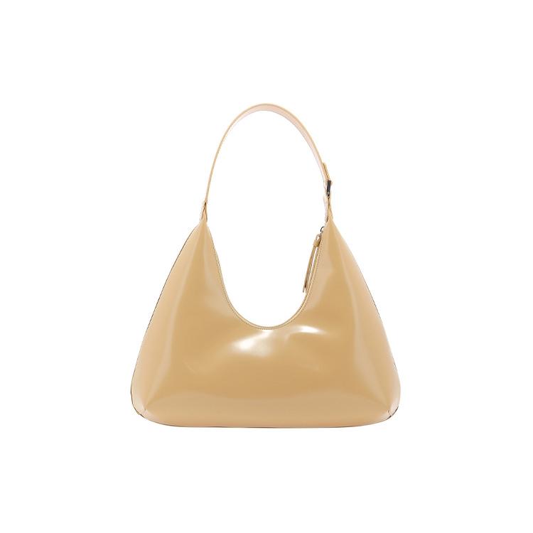 New By Far Cow Leather Handbag, Shoulder Bag Women's Beige 20PFAMRSCEWLARCREAM