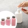 Alcohol Pump Dispenser Bottle for Makeup Remover In Pink