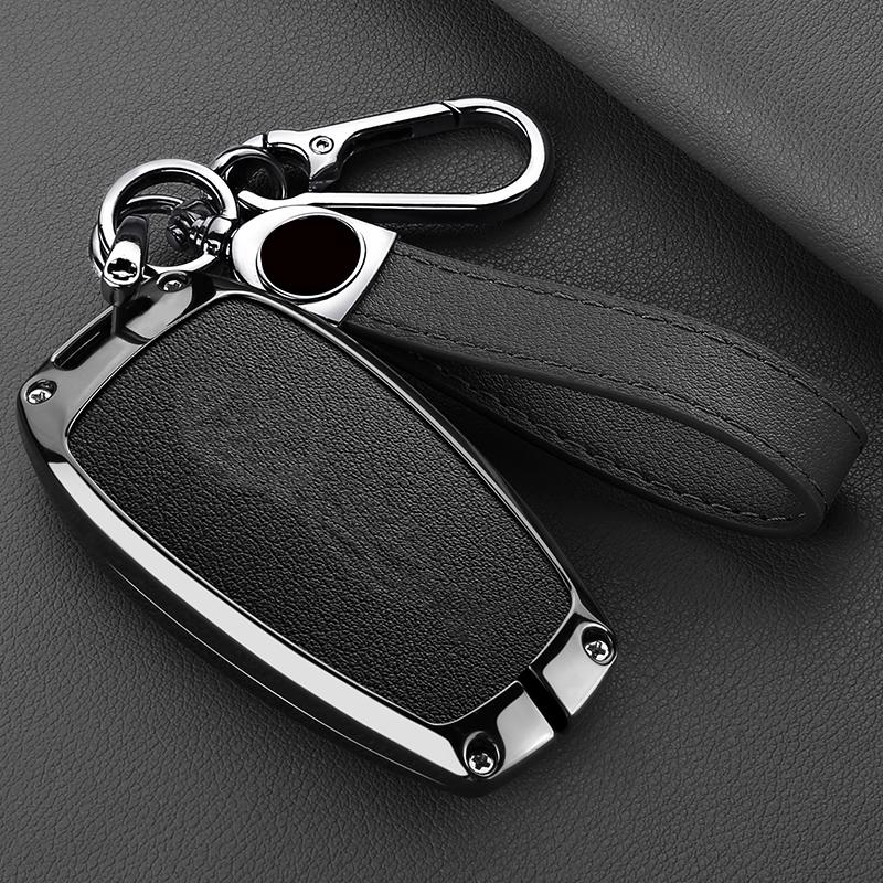 Zinc Alloy Leather Car Key Holder For Subaru Legacy Legacy Brz Forester Impreza Sti Outback Key Fob