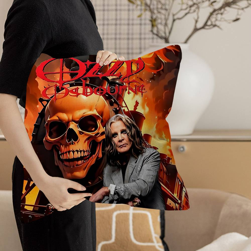 Heavy Metal Band Rock Ozzy Osbourne Band 45*45cm Cushion Cover Pillow Cover Decor Pillowcase Home Pillowcase For Couch Pillow