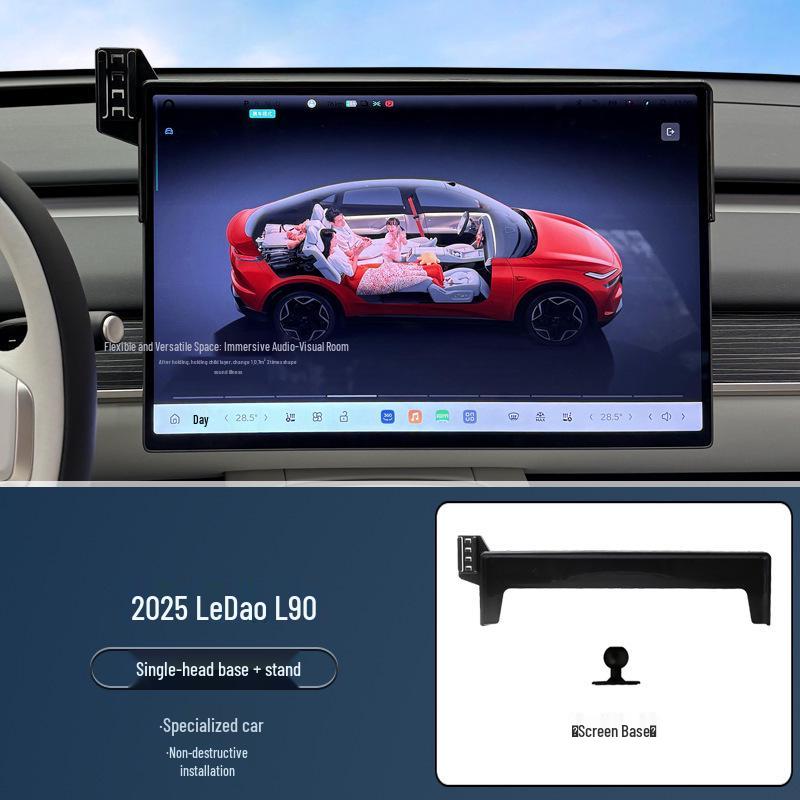 

2024 L60/L90 Navigation Bracket: Screen-Mounted Phone Holder