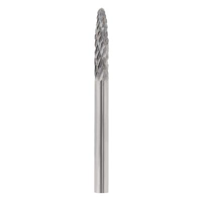 1/8 Inch Shank Double Cut Heads Burr File for Metal Wood Stone Grinding Carving Cutting Polishing Tungsten Carbide Rotary File