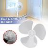 16 Inch Plastic Fan Blade 3 Leaves With Nut Cover Low Noise Household Fan Blade For Standing Pedestal Floor Wall / Table Fanner