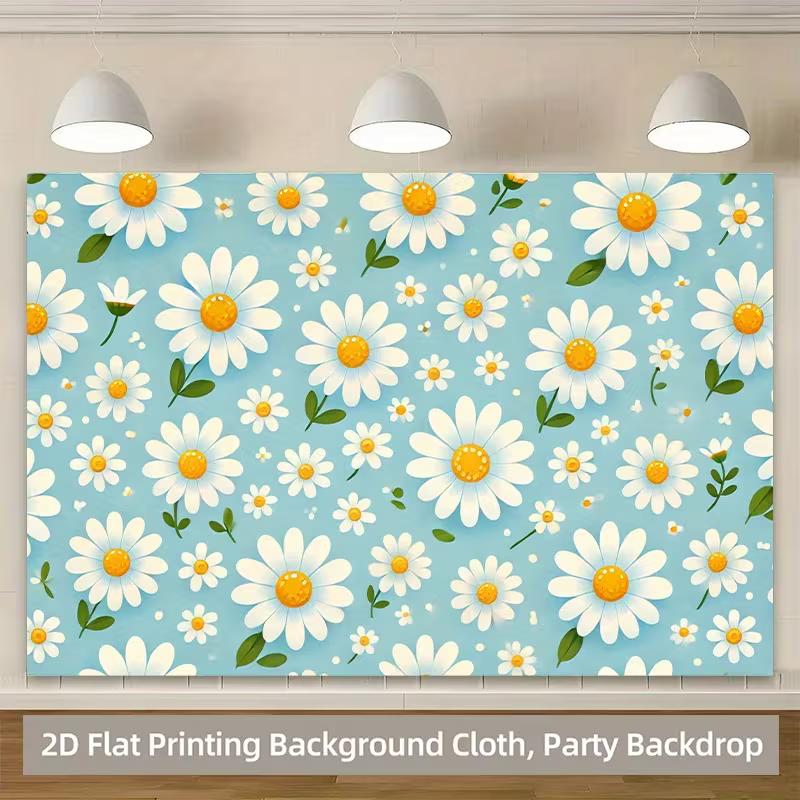 Cute Daisy Tapestry for Nursery, Bedroom and Minimalist Home Decor