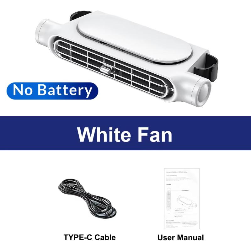 Portable Car Seat Cooling Fan Car Rear Backrest Electric Fan Usb Power Supply Fan Air Conditioner Car Interior Accessories A6