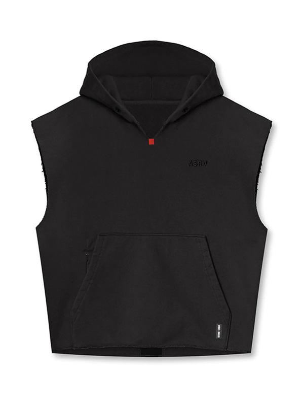 Men's Spring & Autumn Youth Thickened Multi-Pocket Sleeveless Hoodie and Sports Vest.