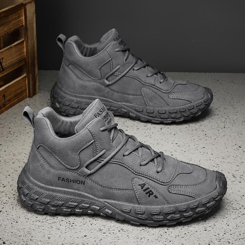 Men's Shoes Casual Shoes Ankle Boots Designer Fashion Loafers Lace Up Shoes Men Boots Men Sneakers Non-slip New Tenis Masculinos