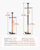 Underhoist Support Stand, 1 Ton Capacity Under Hoist Jack Stand with Handle, Adjustable Height, Bearing Mounted Spin Handle, Self-Locking Threaded