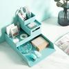 Office Storage Box Anti-crack High Capacity Pure Color Superimposed Solid Stackable Save Space Rectangle Stationery Desk Cabinet Home Supplies
