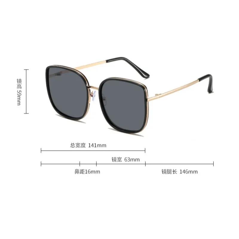 New Women Designer Sunglasses Luxury Large Frame Sun Glasses Female Classic Vintage Glasses UV400 Outdoor Eyewear