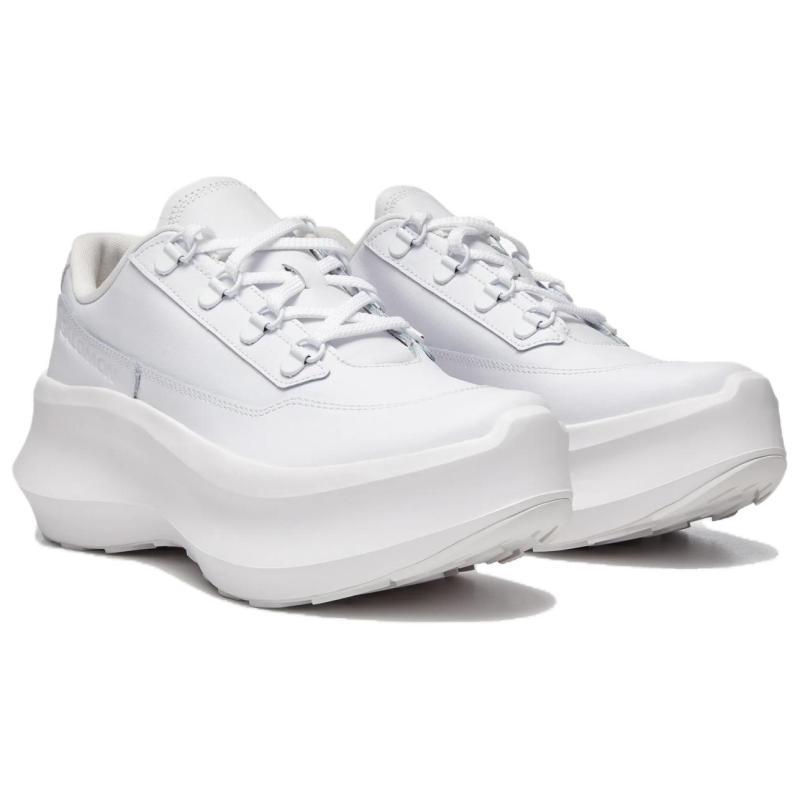 COMME DES GARÇONS x SALOMON Phantasm Rutschfest Verschleißfest Niedrig geschnittene Laufschuhe Damen Weiße Sneaker L47671800
