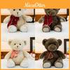 Plush Bear Stuffed Animal With Pp Cotton Filling For Birthday Gift For Girls And Friends
