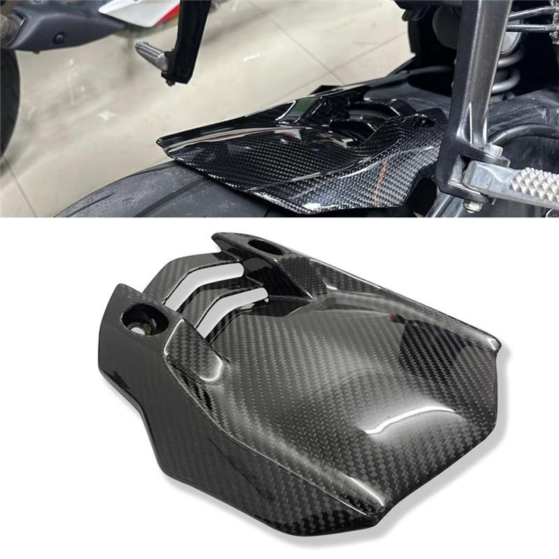 A16P-Carbon Fiber Rear Fender Splash Guard For R1 R1M 2009- 2024 MT10 FZ10 2016-  Mudguard Replacement Part