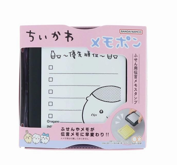 

Канцелярские товары Chiikawa Goods Memopon Штамп-аппликатор Priority S3223558 Sun-Star