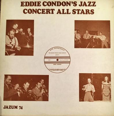 Płyta LP EDDIE CONDON'S JAZZ CONCERT ALL STA - Jazum 74 JAZUM74 William C. Kocham Jazz z USA Używany