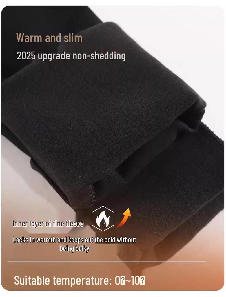 Women's Fleece-Lined Black Skinny High-Waisted Leggings for Fall/Winter 2024