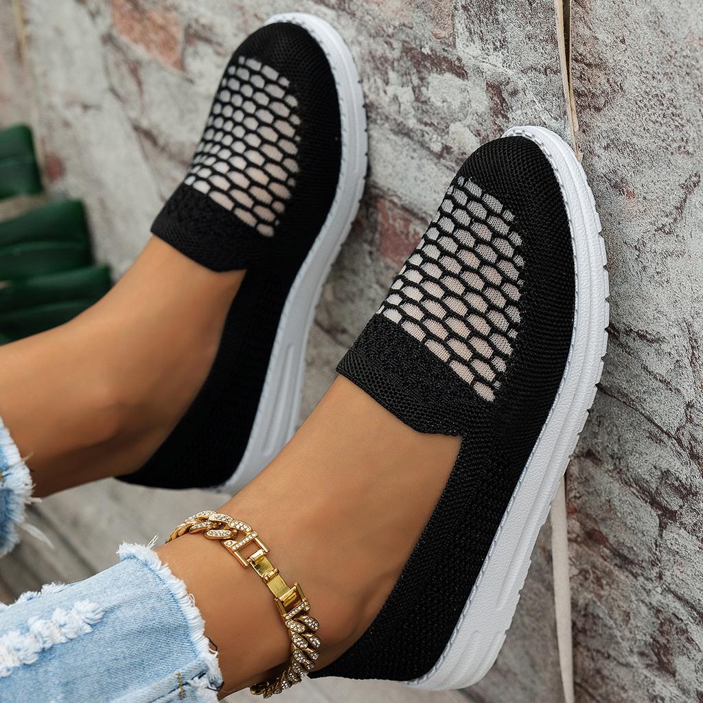 Large-sized Fashionable Mesh Breathable Casual Shoes, Mesh Sports Shoes for Women