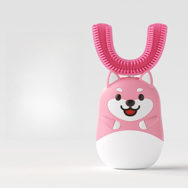 Maglev U-shaped Kids Electric Toothbrush Smart Sonic Wireless Charging Toothbrush for Children Gift