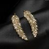 Korean Earrings S925 Silver Color Heart Bling Zircon Stone Stud Earrings for Women Fashion Jewelry 2024 Trend