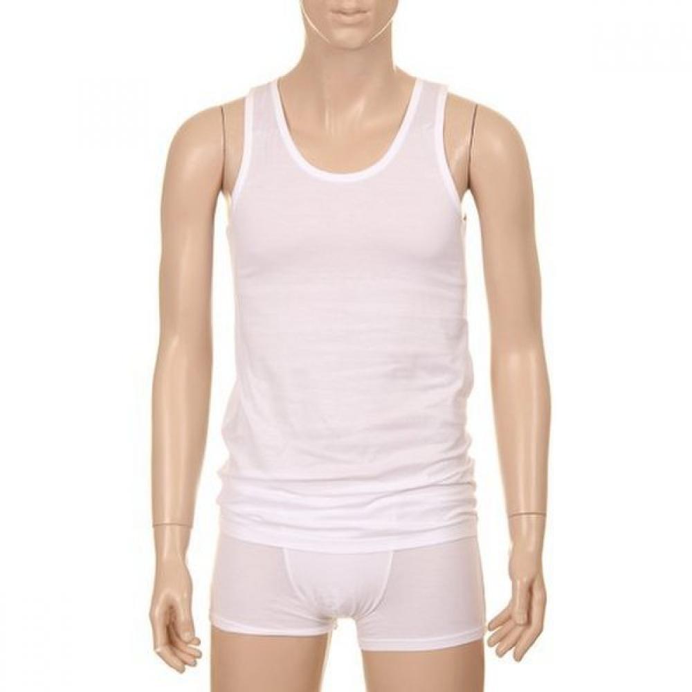 

Barbara Men S Cotton 140S SleeveleSS Running Amr4314r Wh 110