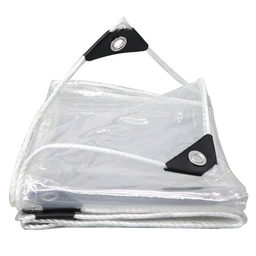 Transparent PVC Transparent Raincover Thickened Material Rainproof Cloth  Pergola Canopy