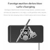 Fast Wireless Car Charger - Auto-Sensing Charging Pad for iPhone with Secure Phone Grip & Dashboard Mount