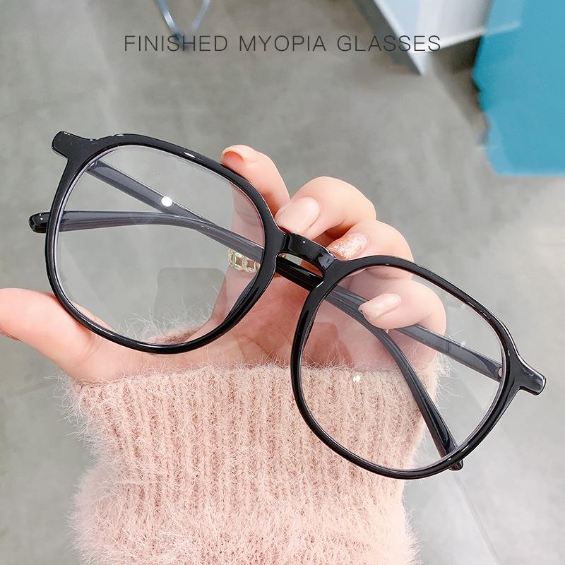 Anti-blue Light-sensitive Color-changing Glasses Frames Without Makeup To Make Female Students Look Myopic Glasses 21007-1