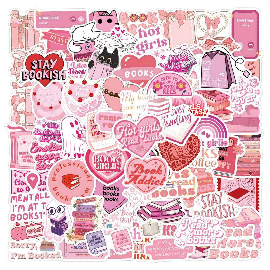55 Blue Cartoon Stickers for Journals, Water Bottles, and Computers - Waterproof Stationery Decor