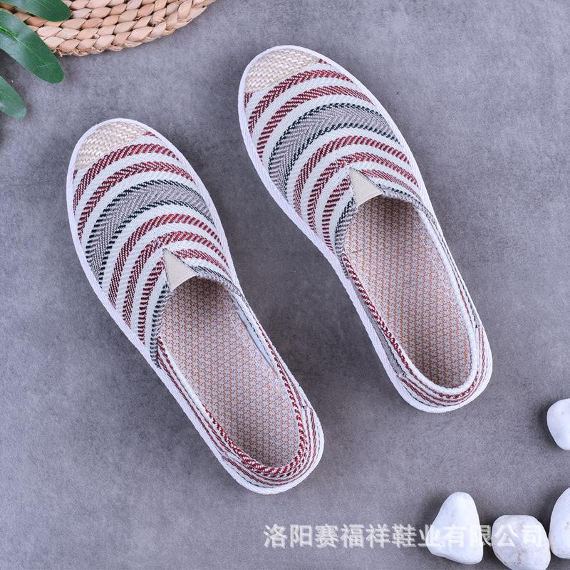 Low-top Casual Single Shoes Cloth Shoes Female Mother Soft-soled Shoes Canvas Student White Shoes