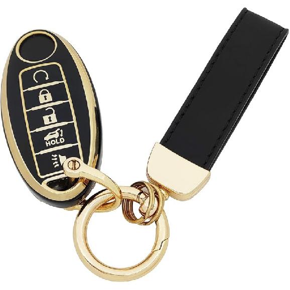 TPU Key Fob Cover fit for Infiniti JX35 Q50 Q60 QX80 for Nissan Altima Murano Pathfinder Maxima Rogue Key Fob