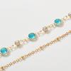 Elegant Blue Ocean Style Anklet - Sweet Summer Jewelry for Women