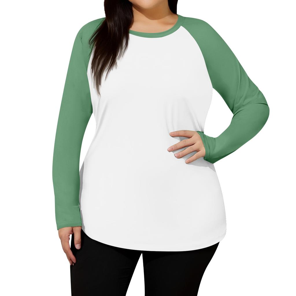 Dámské plavky s dlouhým rukávem ve velkých velikostech v kontrastních barvách, sluneční bunda, rychleschnoucí turistický top