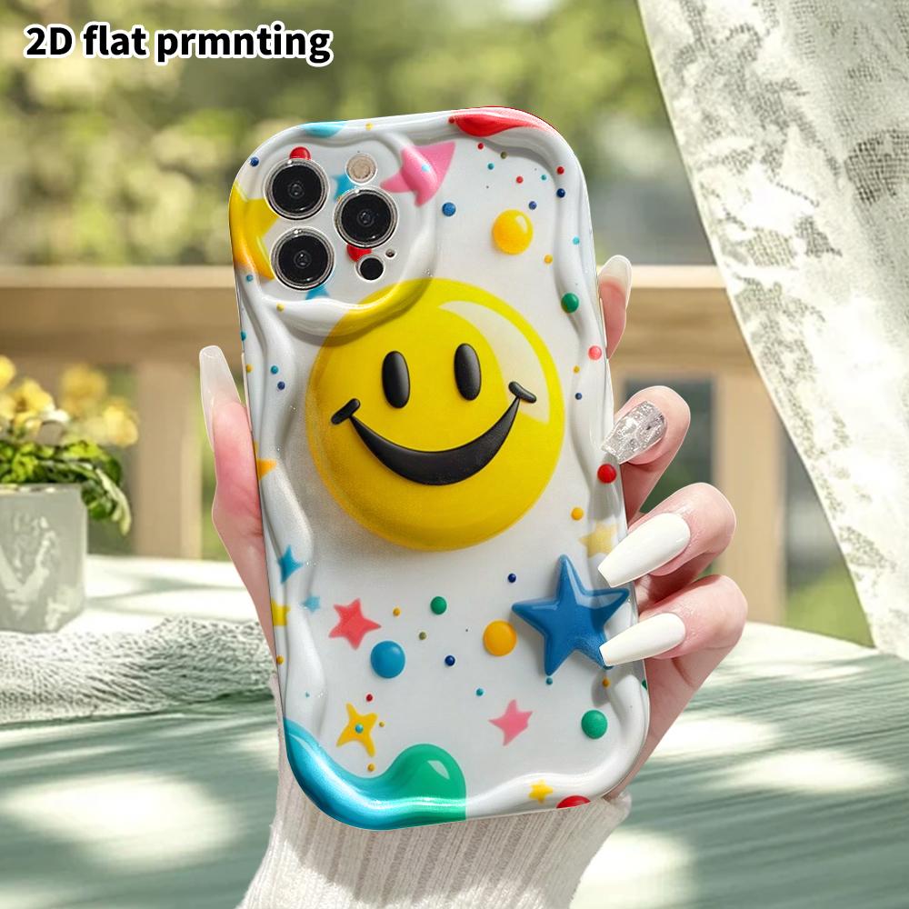 Phone Case: 2D flat, fits iPhone 18, 17, 16, 15, 14, 13, 12Pro protective case, bright and lively, perfect Christmas and Halloween holiday gift