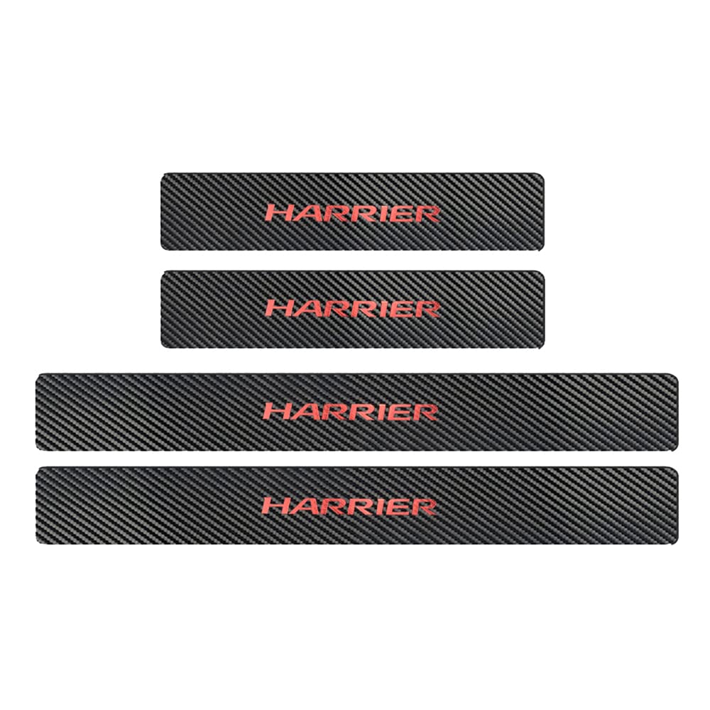 

[Последняя модель BOYOUS] Toyota New Harrier 80 серии (Июнь 2020~) Эксклюзивная накладка на порог из кожи под карбон, позолоченная, горячего прессования HARRIER L