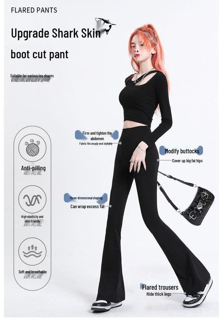 Women's High Waist Flare Yoga Pants – Summer Slim Fit, Elastic, Casual Sports Dance Pants