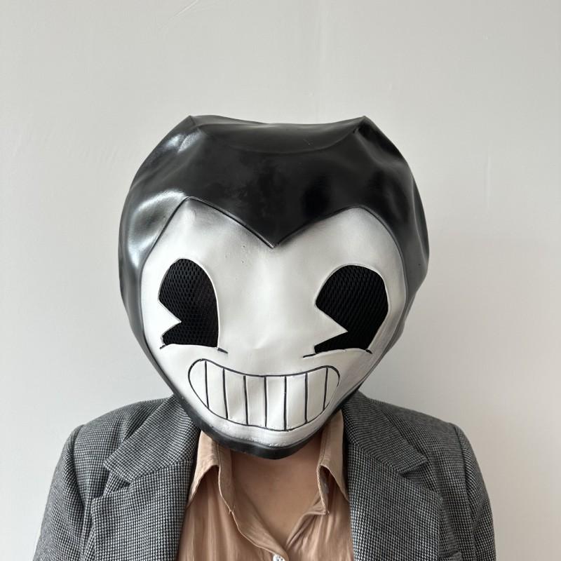 Bendy Ink Machine Funny Mask Latex Full Head Halloween Cosplay Costume Party Props