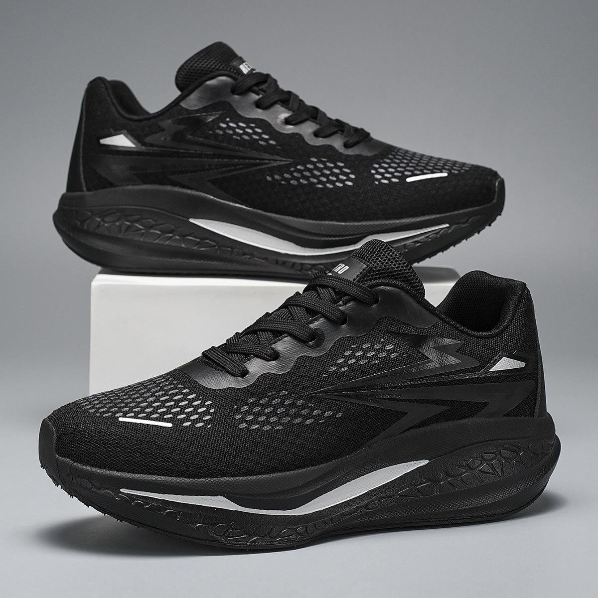 Daily racing marathon running couple sports shoes casual outdoor shock absorption extra large size 36