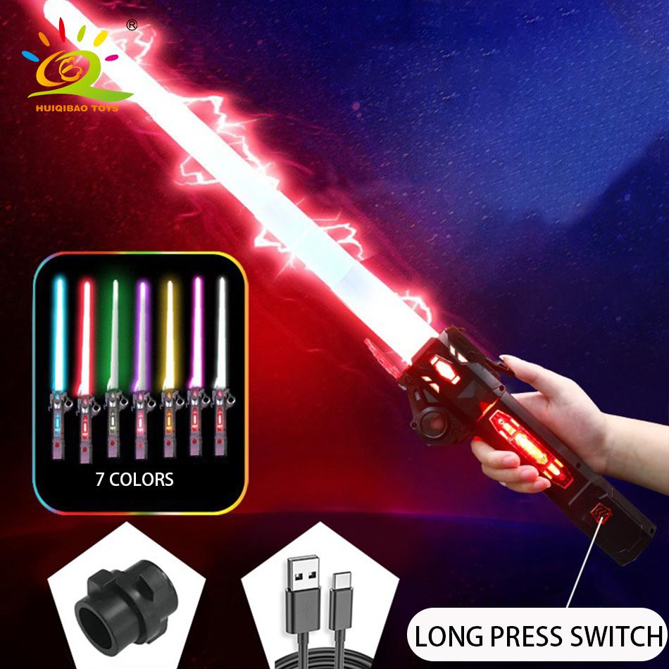 Colorful Lightsaber Adjustable Light Saber Toys For Children Retractable Sword Toys For Boys Luminous Gifts light saber