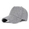 Spring and Autumn Wool Fleece Thick Baseball Cap Versatile Tide Cap Men's and Women's Middle-aged Sports Warm Hat