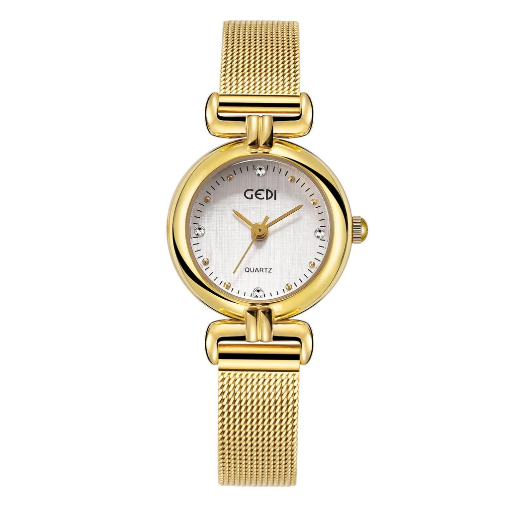 Fashion New Light Luxury Small Gold Watch Simple Temperament Niche Network Chain Ladies Student Trendy Quartz Watch