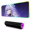 skirk Mouse Pad RGB Gaming Mousepad Big LED Pad PC Desk Mat Luminous Mouse Pad Large Keyboard Mats Table Rug With Backlit