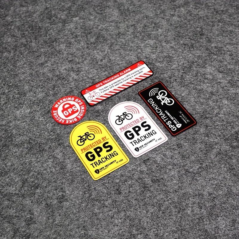 1set Waterproof Bicycle Anti-Theft Sticker Motorcycle Scooter GPS Tracking Reflective Warning Stickers Moto Accessories