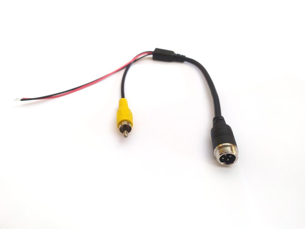 4-Pin Socket Reducer (From the Camera Side) / Rca Chinch (From the Monitor's Side)