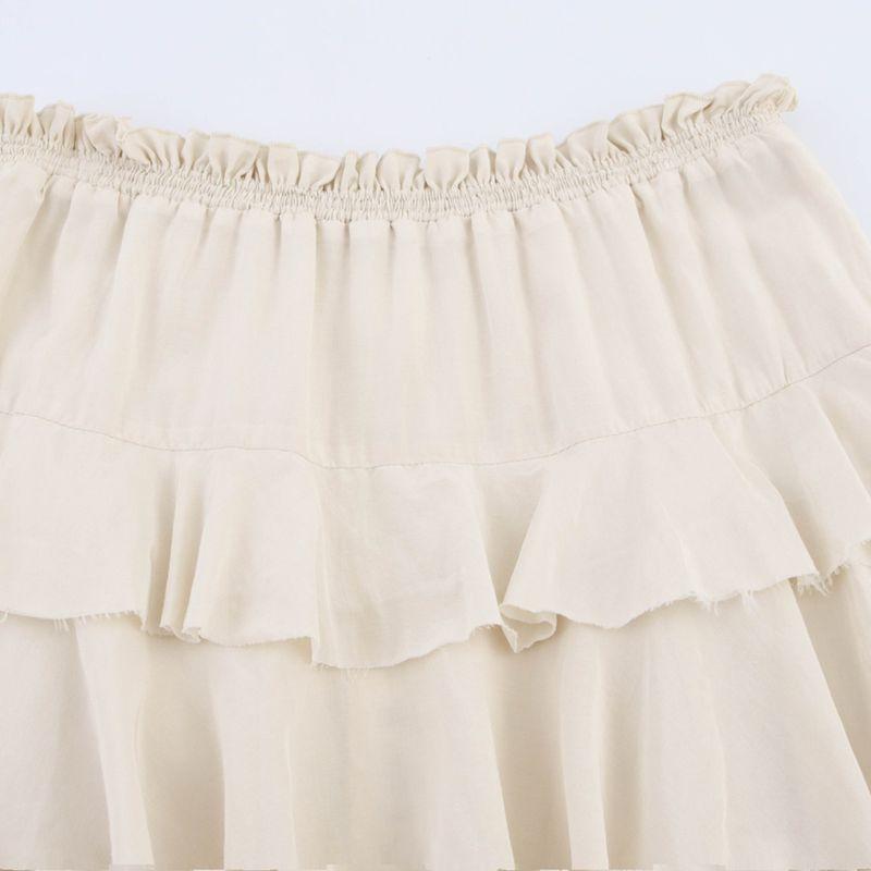 Kaslead New Women Clothes Western Style Versitile Fashion Laminated Decoration Midi Dress 3118209 714