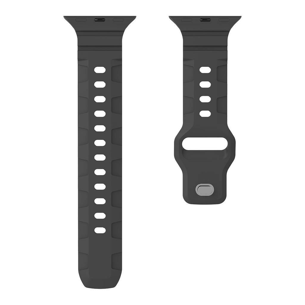 Silicone Strap For Apple Watch Band 44mm 45mm 38mm 41mm 42mm 40mm Wristband Bracelet For iWatch Series SE 9 8 7 6 5 4 3 Ultra Band 49mm