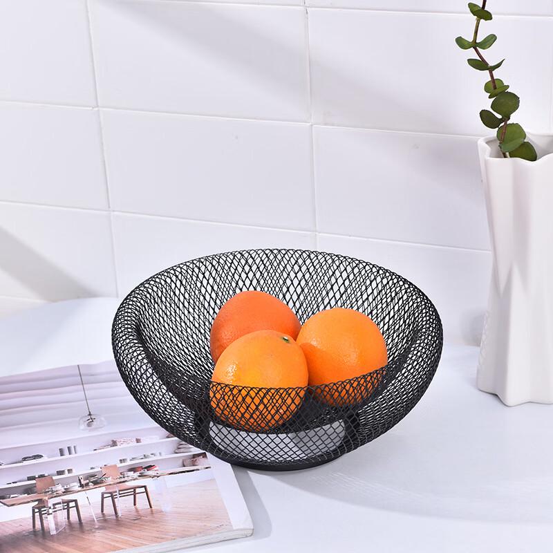 ZISIZ Nordic Style Double-Layer Iron Fruit Basket