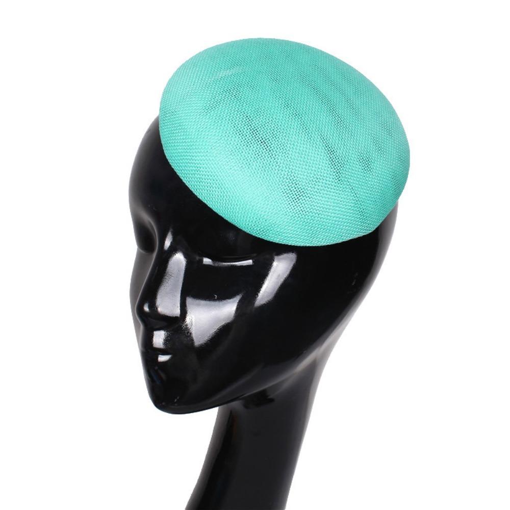 Headpiece Fascinator Base Solid Color Mesh Hat Exquisite Vintage Fascinator Hat Stage Performance