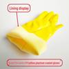 PVC Oil-Resistant Chemical Protective Gloves, Acid & Alkali Resistant, Yellow Cotton Knit Dipped for Labor Protection.