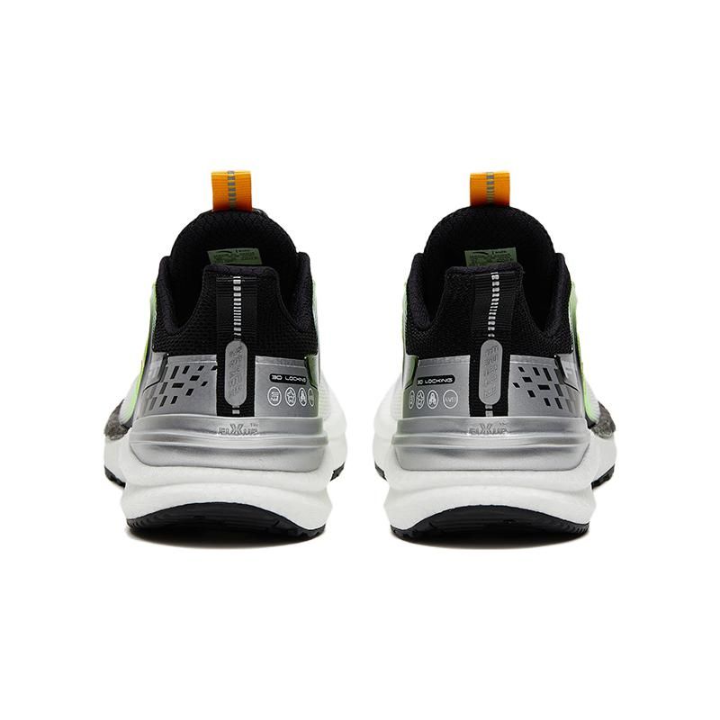 Anta Kids Non-Slip Shock Absorbing Wear-Resistant Low-Top Running Shoes Kids Sneaker Green Black White 312255570-1